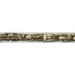Iran Islam Shia Muslim Sufi Dervish Darvesh Walking Stick with nice characters all around