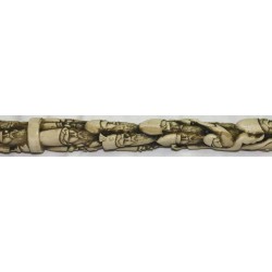 Iran Islam Shia Muslim Sufi Dervish Darvesh Walking Stick with nice characters all around