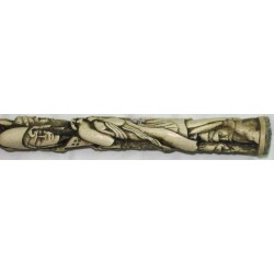 Iran Islam Shia Muslim Sufi Dervish Darvesh Walking Stick with nice characters all around
