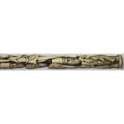 Iran Islam Shia Muslim Sufi Dervish Darvesh Walking Stick with nice characters all around