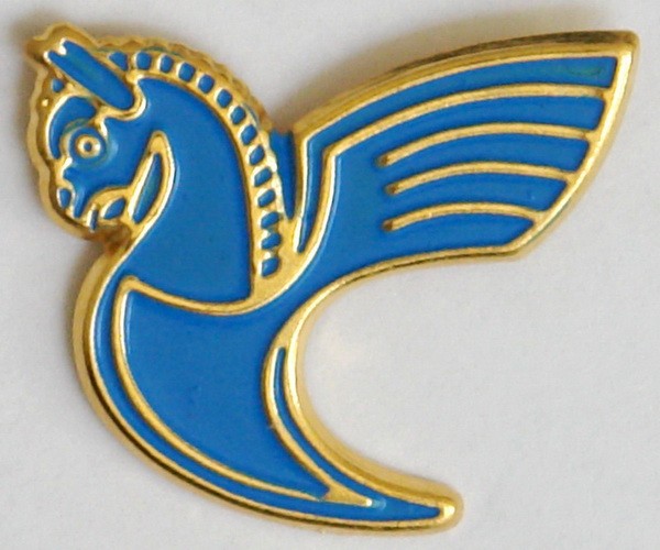 IranAir ( HOMA ) Iran Official Airlines Light Blue Lapel Pin