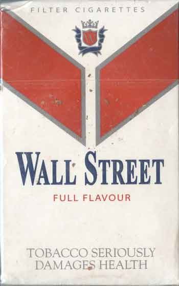 Denmark Danish Wall Street Full Flavour Unopened Full Cigarette Pack