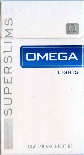 OMEGA Lights Unopened Full Cigarette Pack
