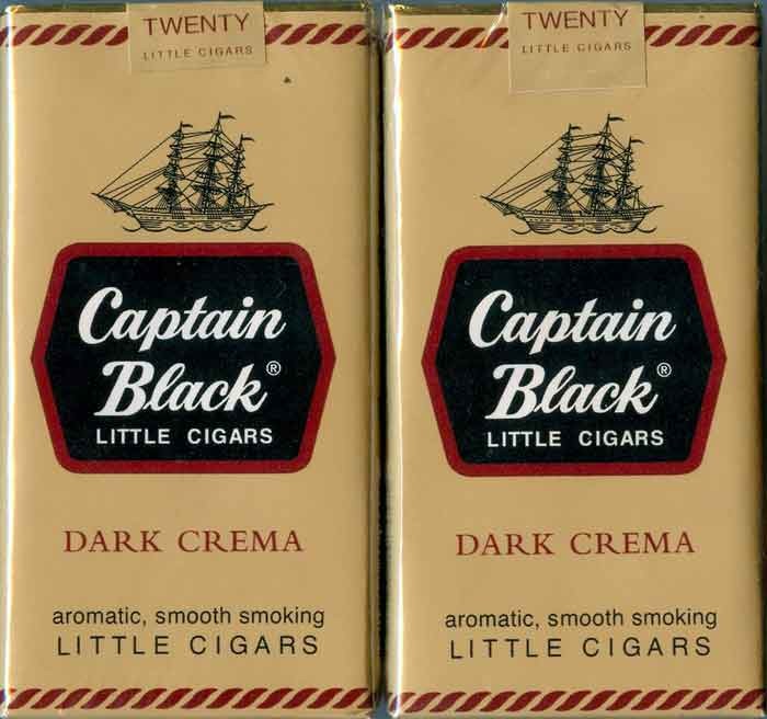 USA CAPTAIN BLACK Little Cigars Unopened Full Cigarette Pack