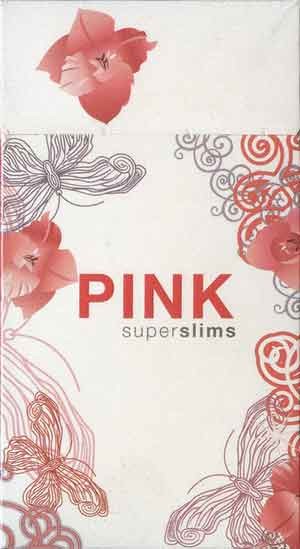 U.A.E. PINK Superslims Unopened Full Cigarette Pack