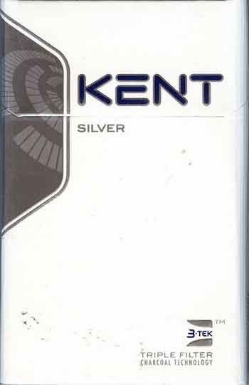 KENT Silver with Arabic Health Warning Unopened Full Cigarette Pack
