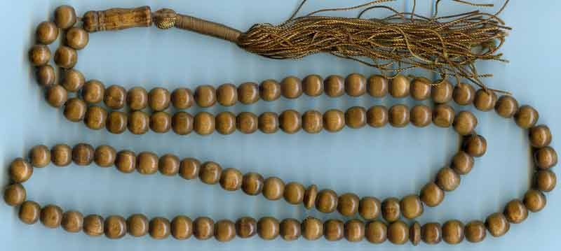 Iran Islam Shia Wooden Prayer Beads Misbaha Subha Tasbih