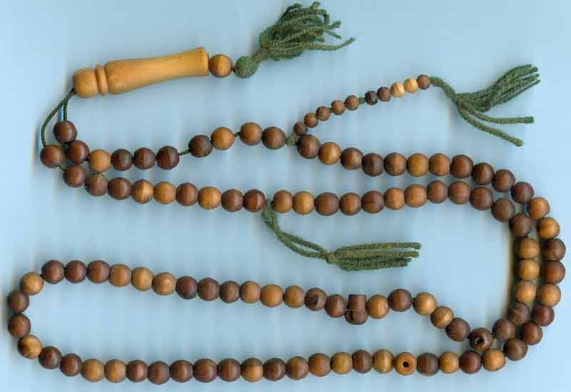 Iran Islam Shia Wooden Prayer Beads Misbaha Subha Tasbih