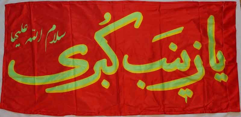 Iran Islam Shia YA Bibi ZEYNAB KOBRA Religious, Political & Military Flag