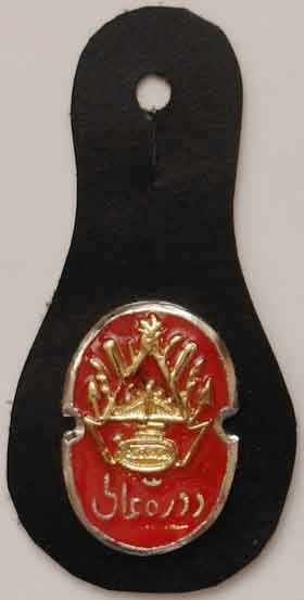 Iran Shah Pahlavi Era Military Army Officers Armour Supreme Course Enamel Breast Badge
