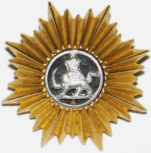 Iran Persia Shah Pahlavi Military Army Uniform Lion & Sun ( Shiro Khorshid ) Taj Crown Shoulder Rank Button