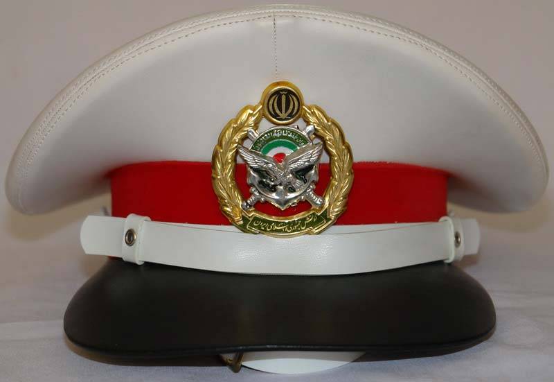 Iran Current Military ARTESH Ground Forces & Air Forces Military Police MP Visor Cap Hat
