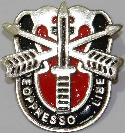 Iran 65th Airborne Special Forces Brigade De oppresso liber Pin Badge