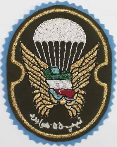 Iran Military Army 55th Airborne Brigade Special Forces Type I with Light Blue Colour Background Patch