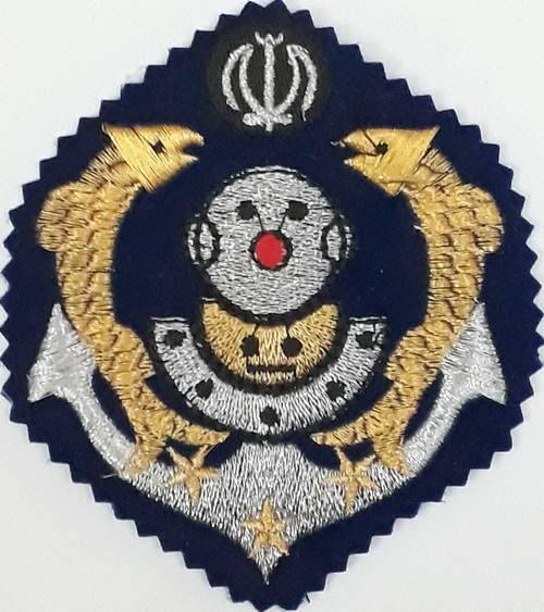Iran Military Navy Special Forces 3rd Class (3 Star) Deep Sea Diving Diver & combat swimmer Scuba Patch Insignia