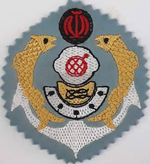 Iran Military Navy Special Forces Deep Sea Diving Diver & combat swimmer Scuba Patch Insignia - Type III